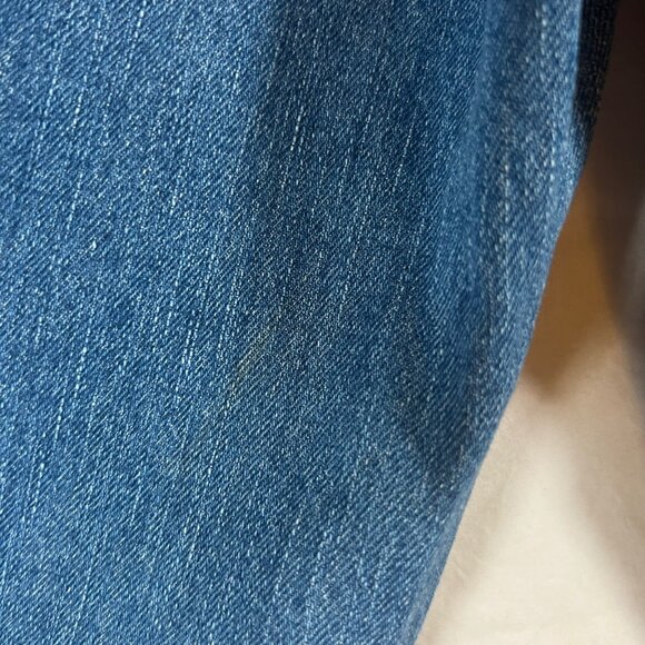 Forever 21 Womens Distressed Boyfriend Jeans Size 31 Rolled Cuffs Medium Wash - Picture 6 of 6